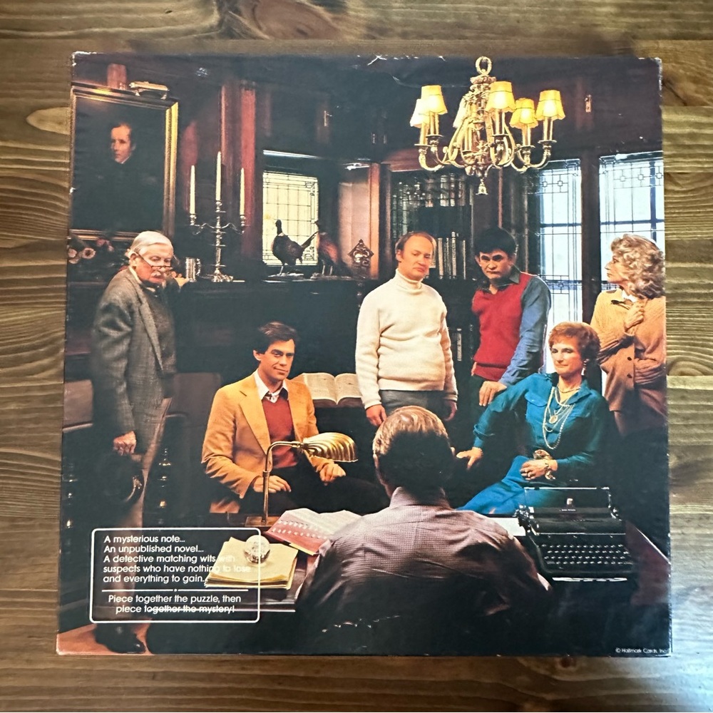 Complete Vintage Murder Mystery Puzzle